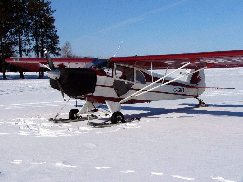 Wag-Aero Sportsman 2+2 на лыжах